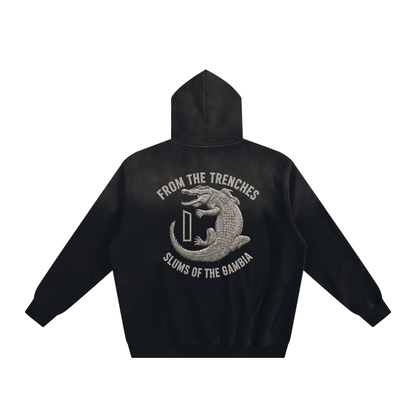 1 Dalasi Coinage Sunfade Fleeced Hoodie