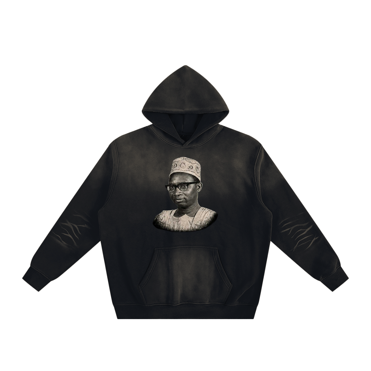 1 Dalasi Coinage Sunfade Fleeced Hoodie