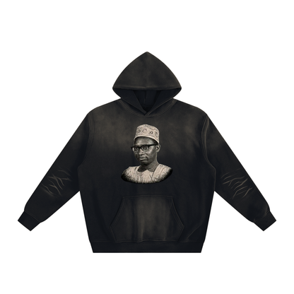 1 Dalasi Coinage Sunfade Fleeced Hoodie