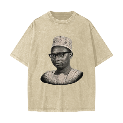 1 Dalasi Coinage Heavyweight Snow Washed T-Shirt