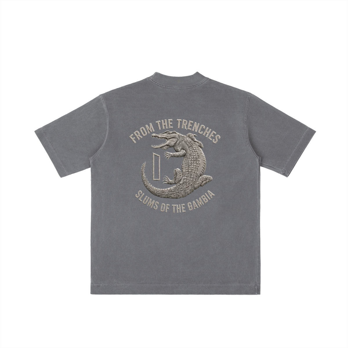 1 Dalasi Coinage Vintage Wash Drop Shoulder T-shirt