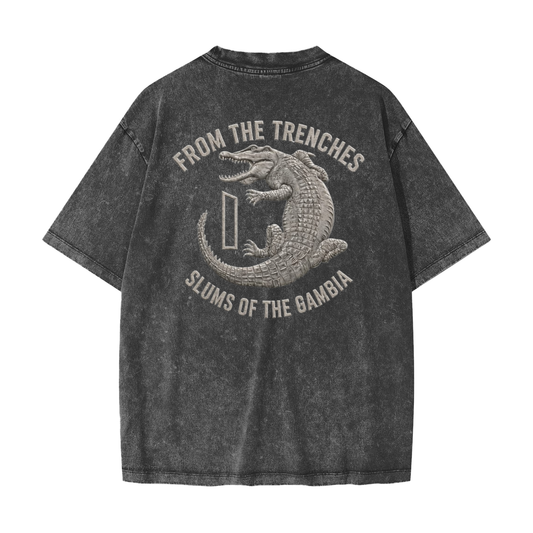 1 Dalasi Coinage Heavyweight Snow Washed T-Shirt