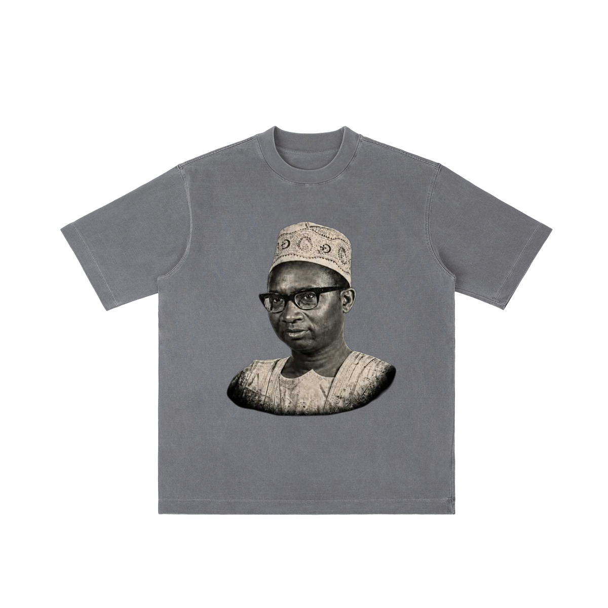 1 Dalasi Coinage Vintage Wash Drop Shoulder T-shirt
