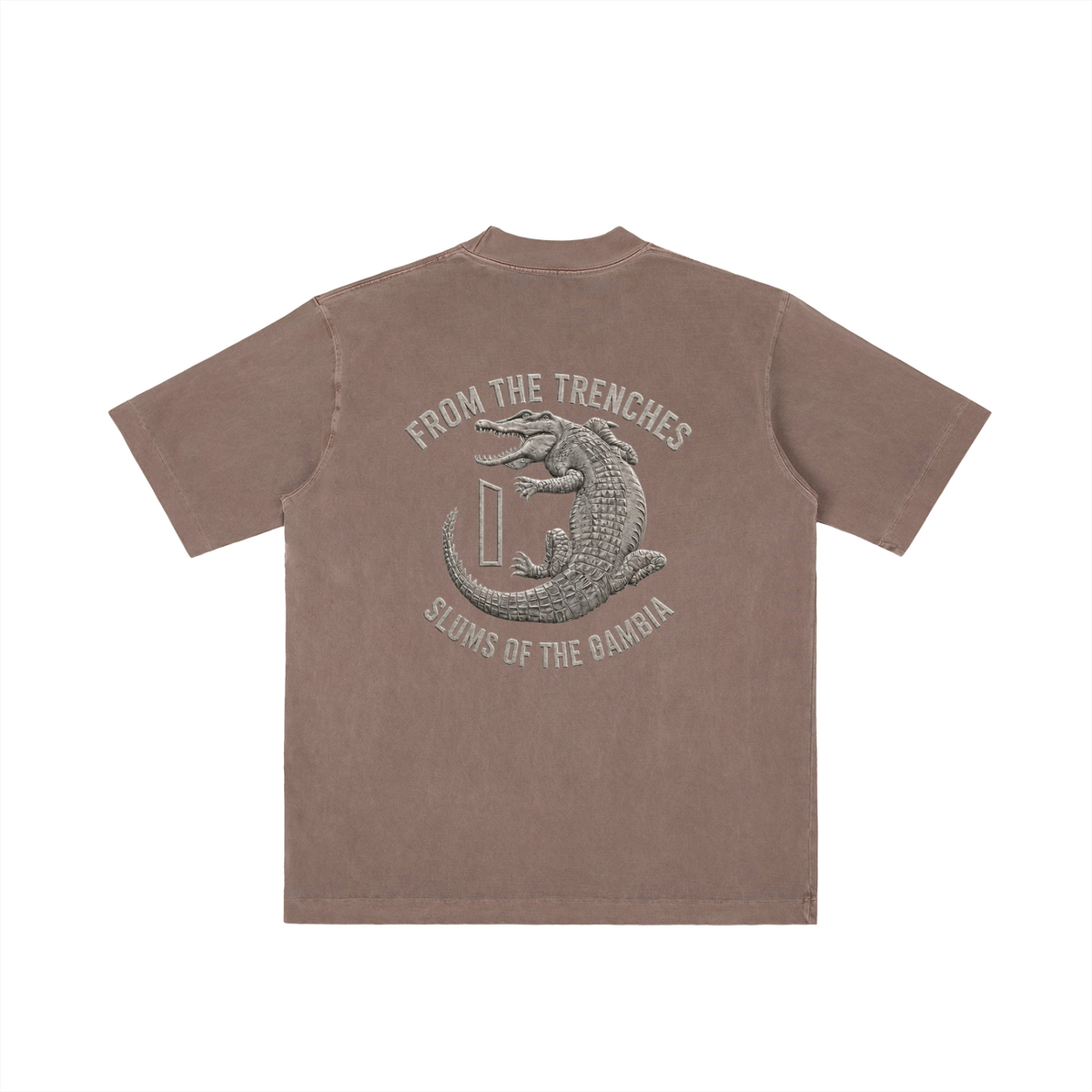 1 Dalasi Coinage Vintage Wash Drop Shoulder T-shirt