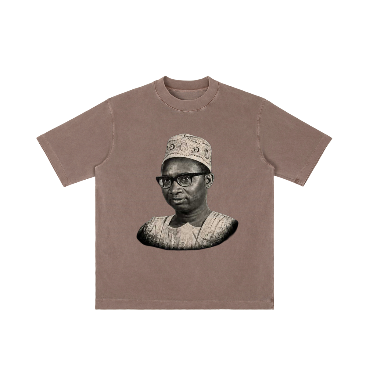 1 Dalasi Coinage Vintage Wash Drop Shoulder T-shirt