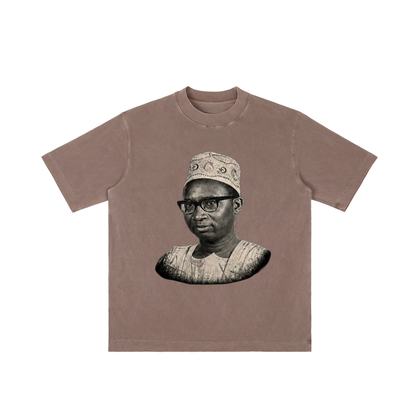 1 Dalasi Coinage Vintage Wash Drop Shoulder T-shirt