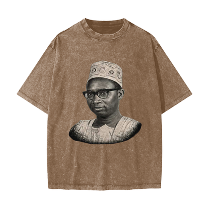 1 Dalasi Coinage Heavyweight Snow Washed T-Shirt