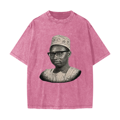 1 Dalasi Coinage Heavyweight Snow Washed T-Shirt