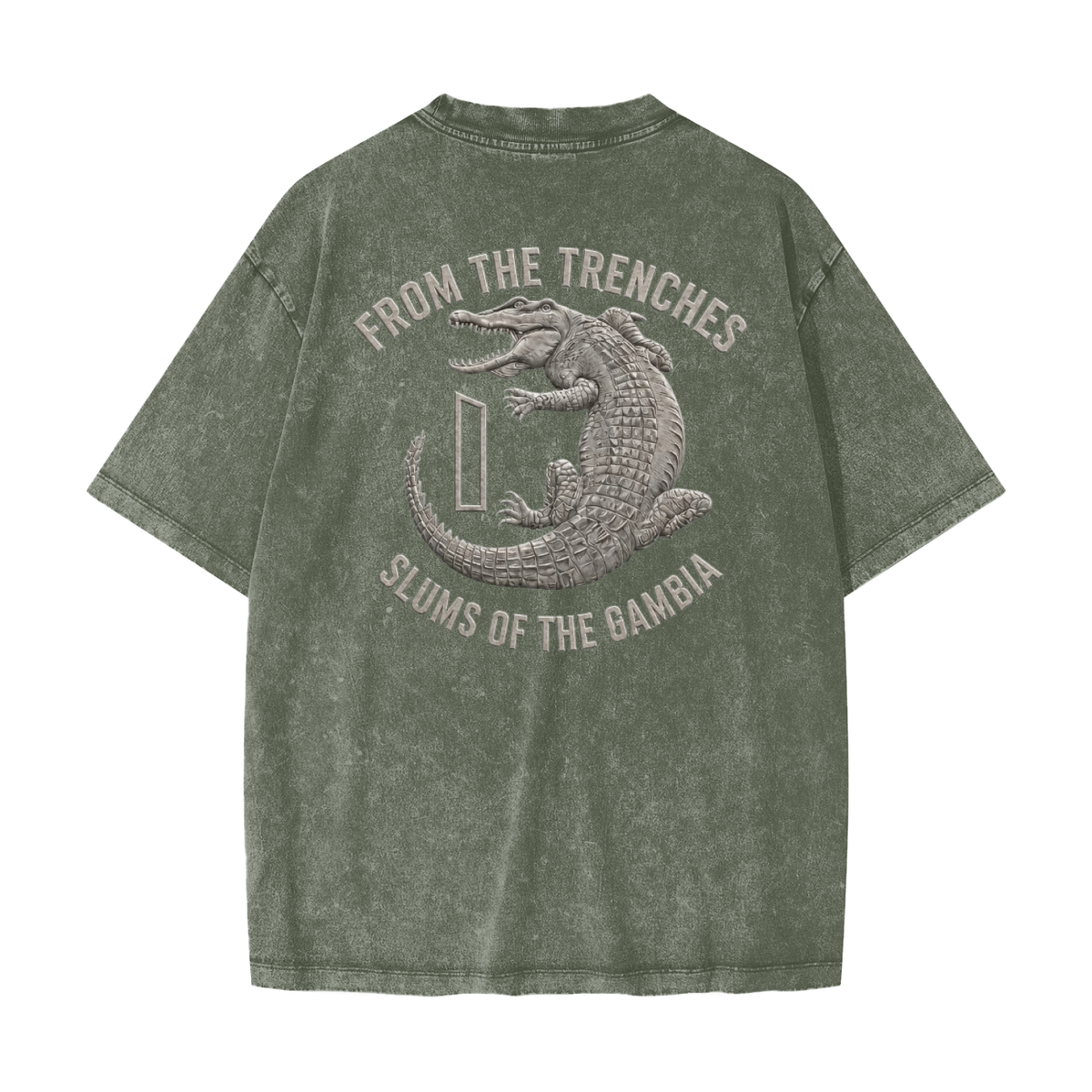 1 Dalasi Coinage Heavyweight Snow Washed T-Shirt